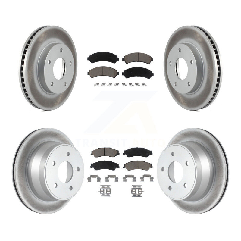 Transit Auto KGC-101313 Disc Brake Kit for 1997-2005 GMC Jimmy, Chevrolet S10 and More - Front and Rear