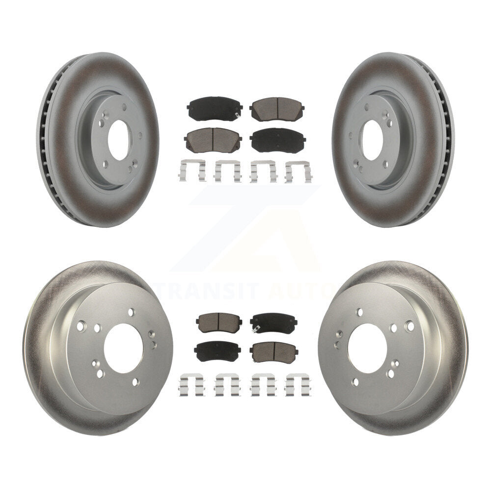 Transit Auto KGC-101314 Disc Brake Kit for 2010-2016 Hyundai Tucson, Kia Sportage - Front and Rear