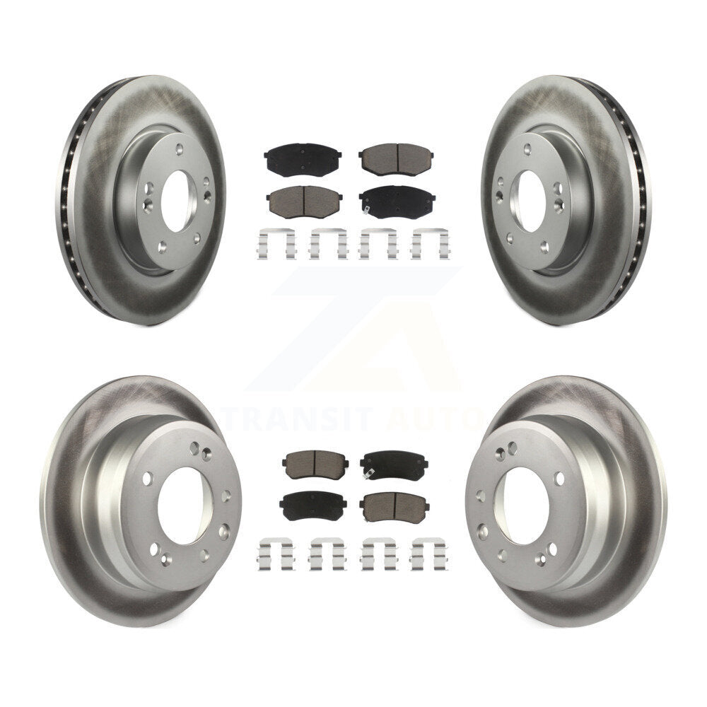 Transit Auto KGC-101315 Disc Brake Kit for 2010-2012 Kia Sportage, Hyundai Tucson - Front and Rear