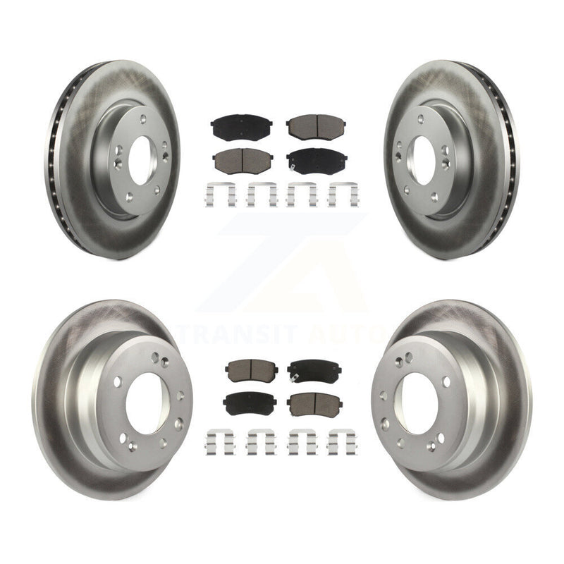 Transit Auto KGC-101315 Disc Brake Kit for 2010-2012 Kia Sportage, Hyundai Tucson - Front and Rear