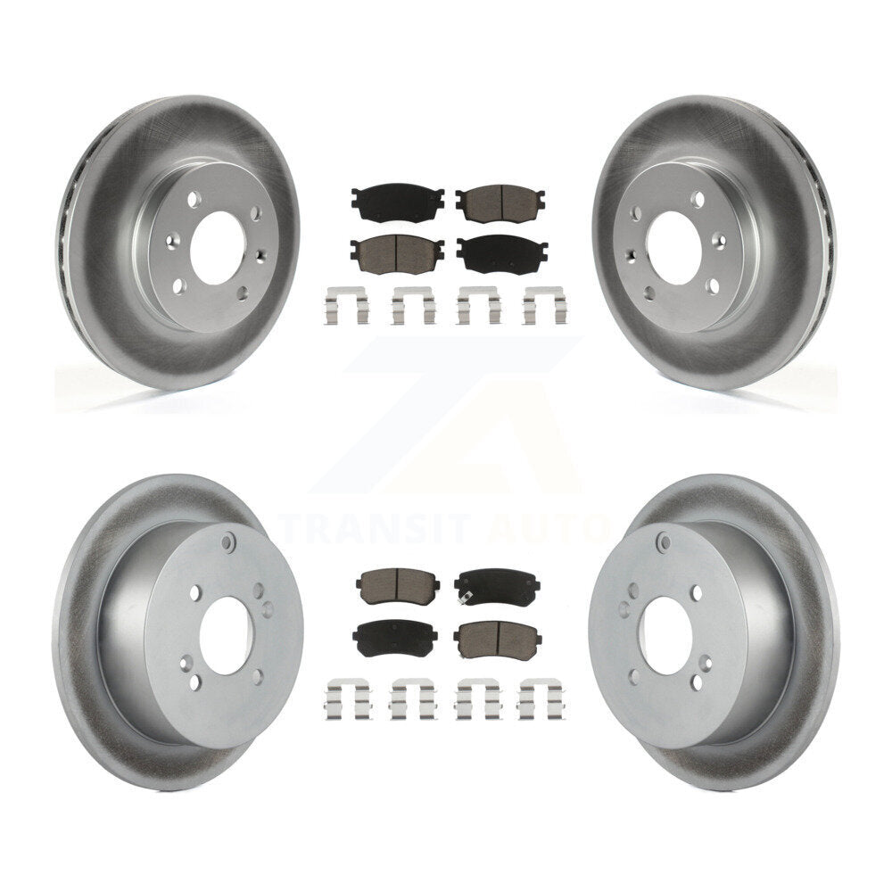 Transit Auto KGC-101316 Disc Brake Kit for 2006-2010 Hyundai Accent, Kia Rio, Kia Rio5 - Front and Rear
