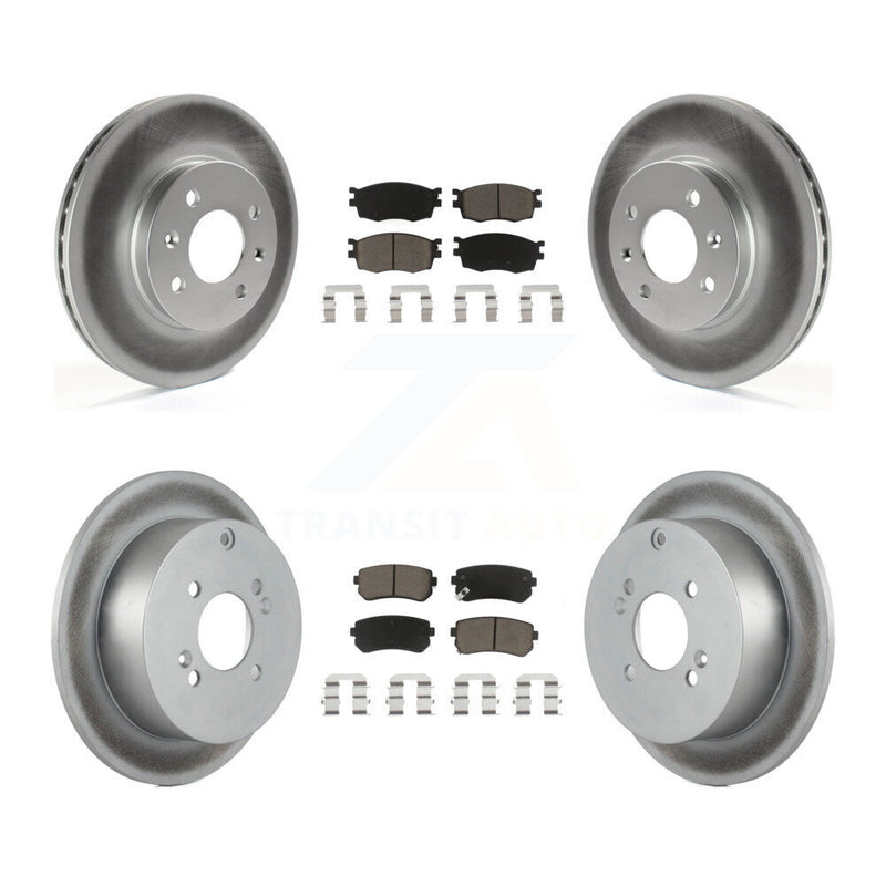 Transit Auto KGC-101316 Disc Brake Kit for 2006-2010 Hyundai Accent, Kia Rio, Kia Rio5 - Front and Rear
