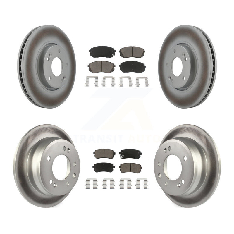 Transit Auto KGC-101317 Disc Brake Kit for 2012-2016 Hyundai Tucson, Kia Sportage - Front and Rear
