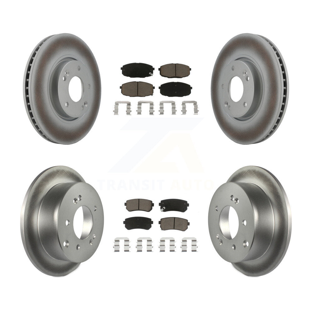 Transit Auto KGC-101318 Disc Brake Kit for 2010-2013 Kia Forte5, Kia Forte, Kia Forte Koup - Front and Rear