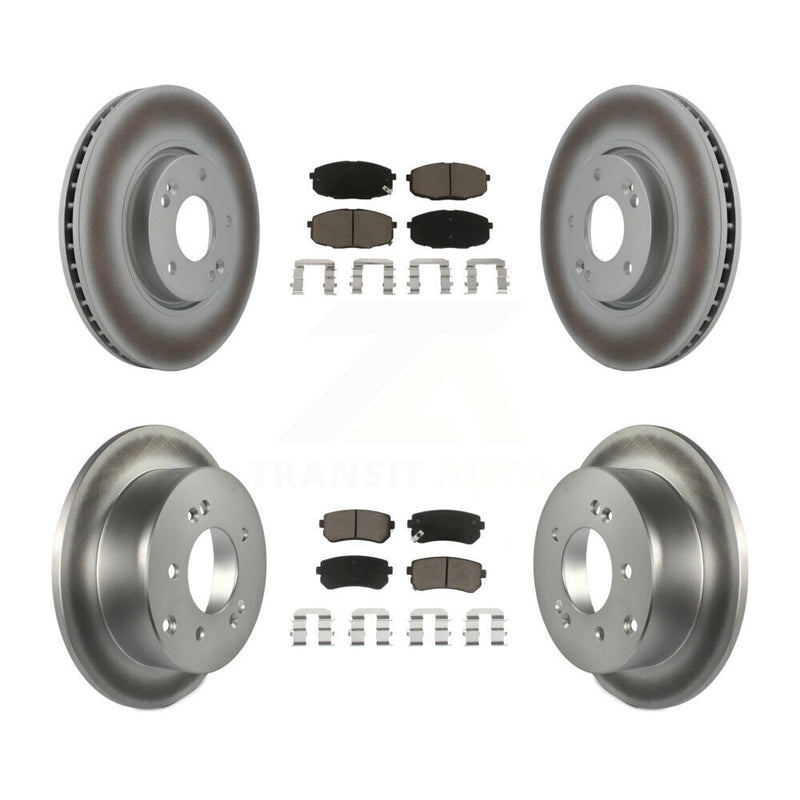 Transit Auto KGC-101318 Disc Brake Kit for 2010-2013 Kia Forte5, Kia Forte, Kia Forte Koup - Front and Rear
