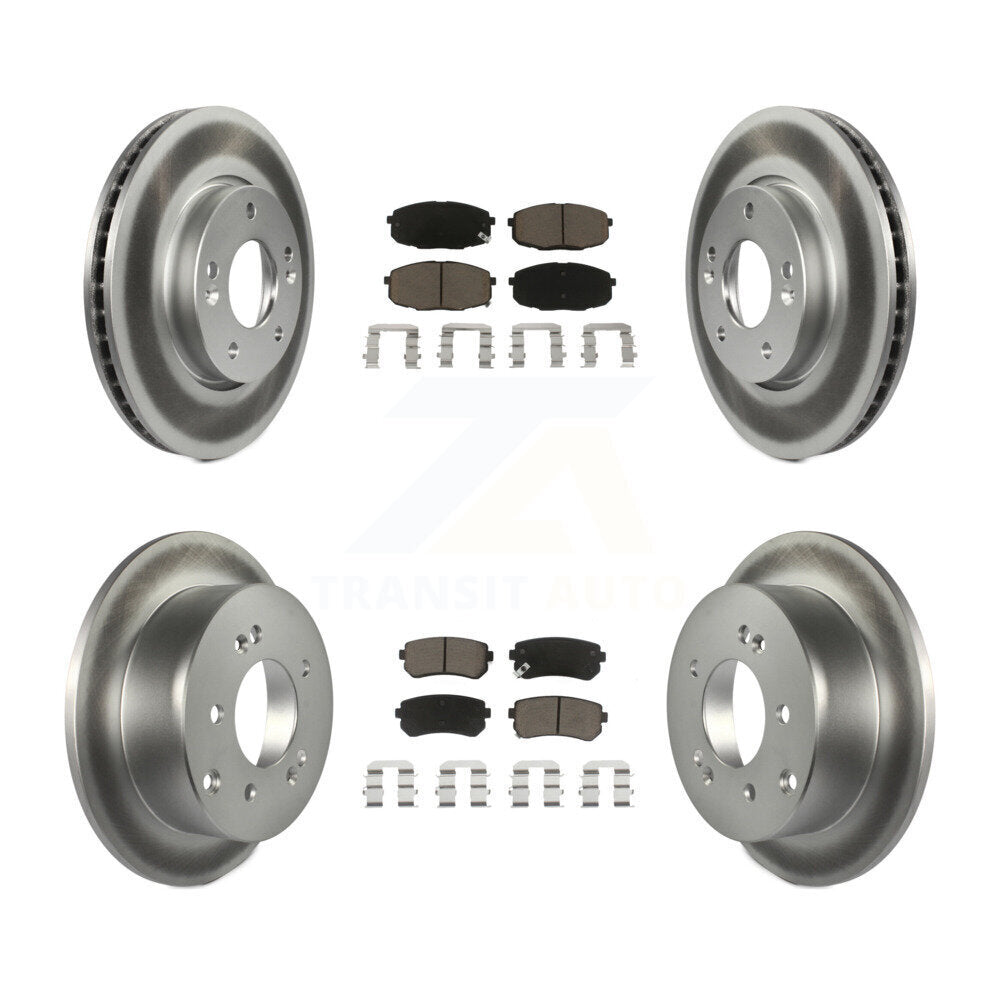 Transit Auto KGC-101319 Disc Brake Kit for 2010-2013 Kia Forte5, Kia Forte, Kia Forte Koup - Front and Rear