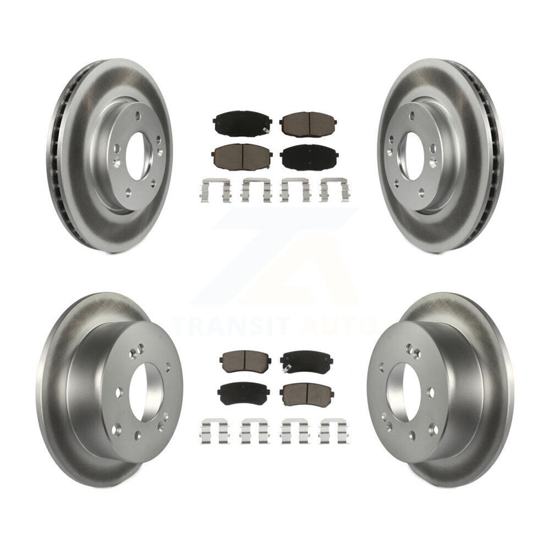 Transit Auto KGC-101319 Disc Brake Kit for 2010-2013 Kia Forte5, Kia Forte, Kia Forte Koup - Front and Rear
