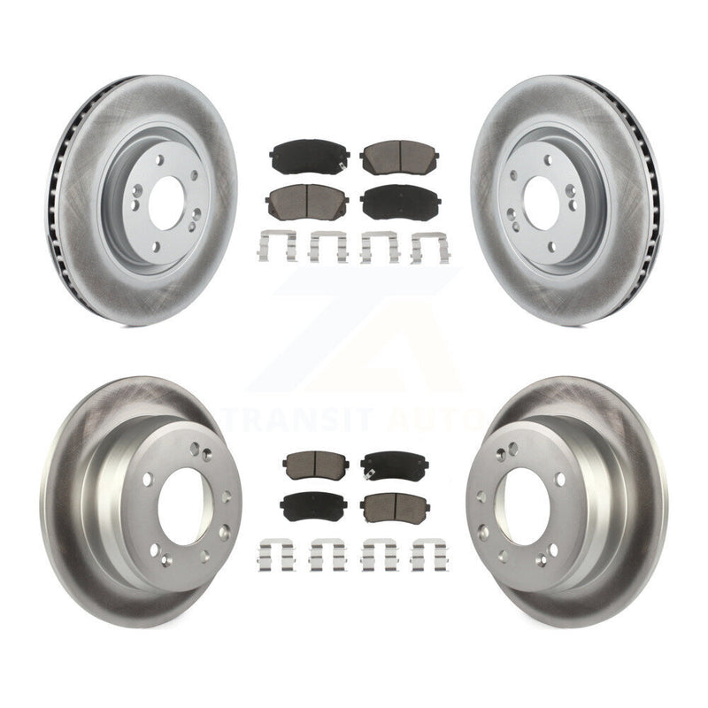 Transit Auto KGC-101320 Disc Brake Kit for 2015 Hyundai Tucson - Front and Rear