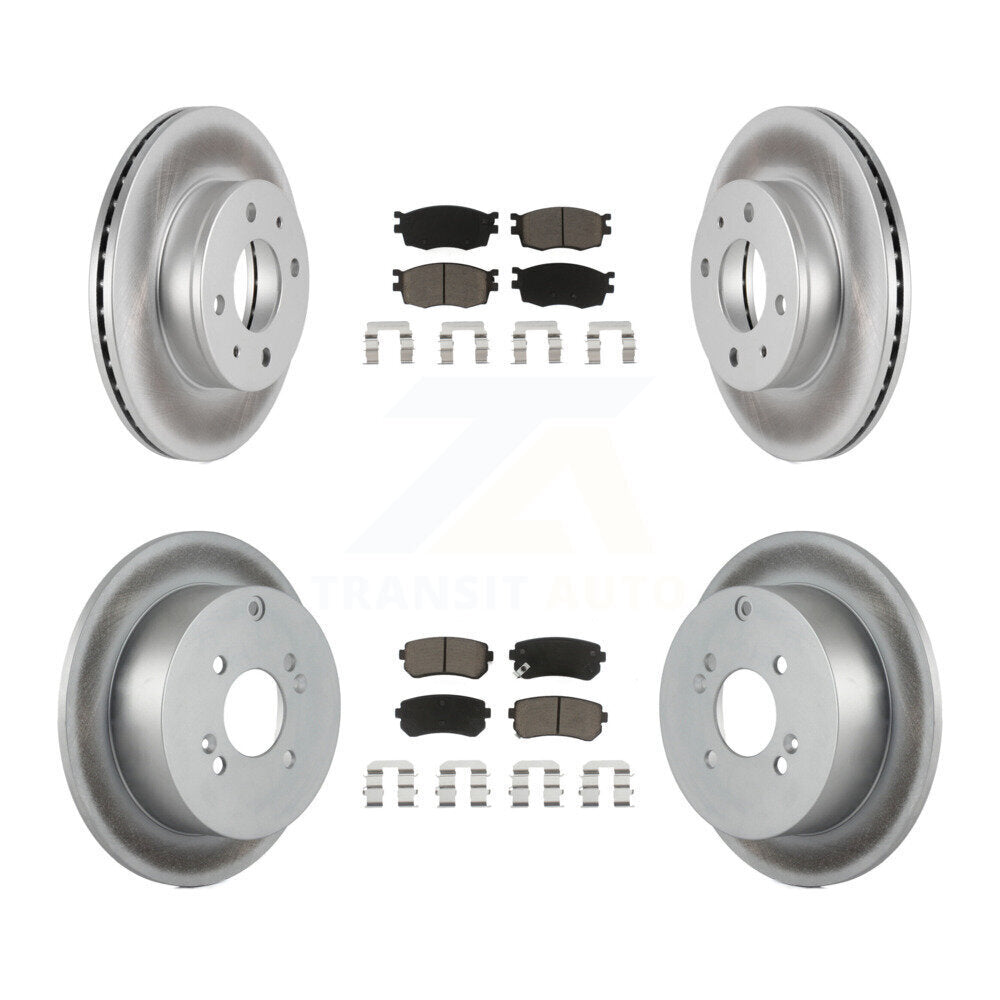 Transit Auto KGC-101322 Disc Brake Kit for 2006 Hyundai Accent - Front and Rear