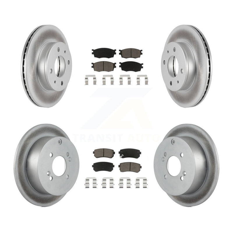Transit Auto KGC-101322 Disc Brake Kit for 2006 Hyundai Accent - Front and Rear