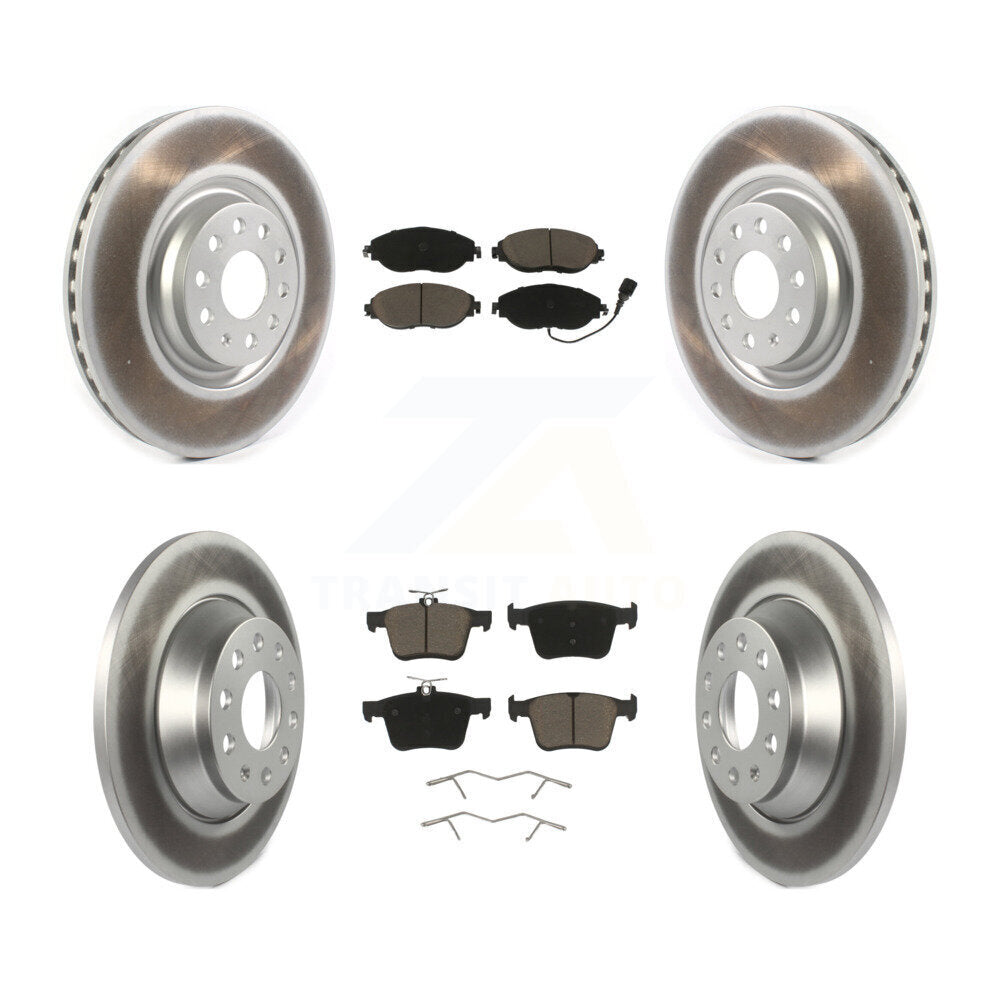 Transit Auto KGC-101327 Disc Brake Kit for 2018-2022 Volkswagen Jetta, Volkswagen Tiguan - Front and Rear