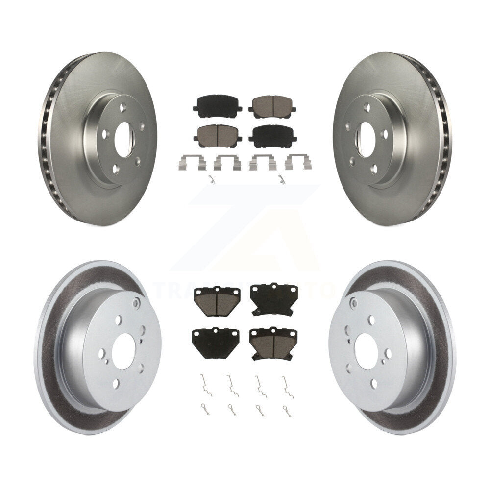 Transit Auto KGC-101330 Disc Brake Kit for 2003-2008 Toyota Corolla, Pontiac Vibe, Toyota Matrix - Front and Rear