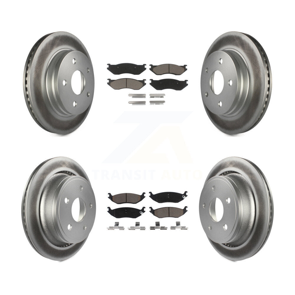 Transit Auto KGC-101332 Disc Brake Kit for 2002-2004 Dodge Ram 1500 - Front and Rear