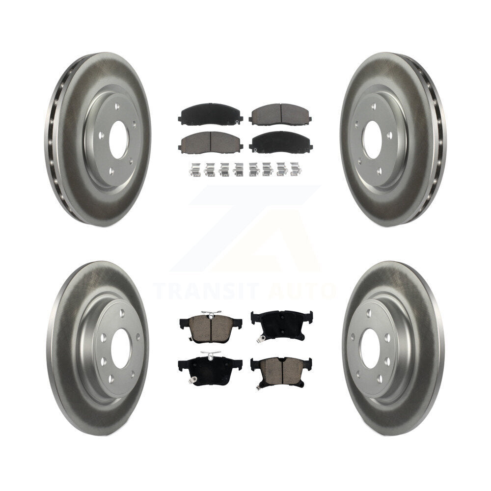 Transit Auto KGC-101333 Disc Brake Kit for 2017-2024 Chrysler Grand Caravan, Chrysler Voyager, Chrysler Pacifica - Front and Rear