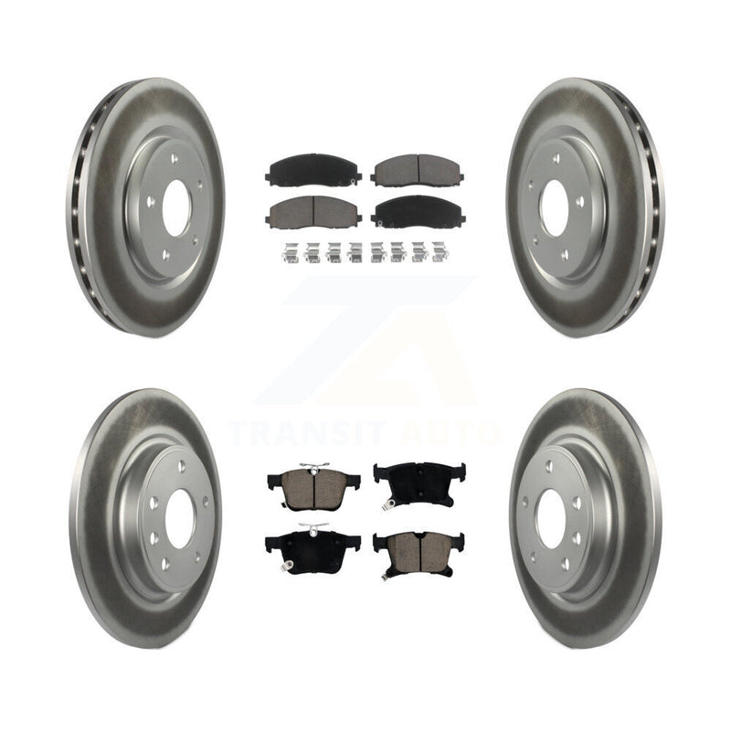 Transit Auto KGC-101333 Disc Brake Kit for 2017-2024 Chrysler Grand Caravan, Chrysler Voyager, Chrysler Pacifica - Front and Rear