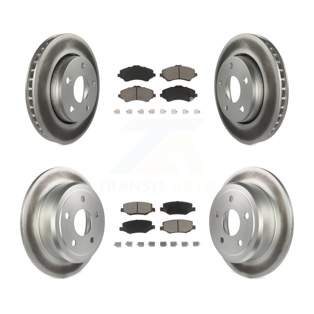 Transit Auto KGC-101334 Disc Brake Kit for 2007-2017 Jeep Wrangler - Front and Rear