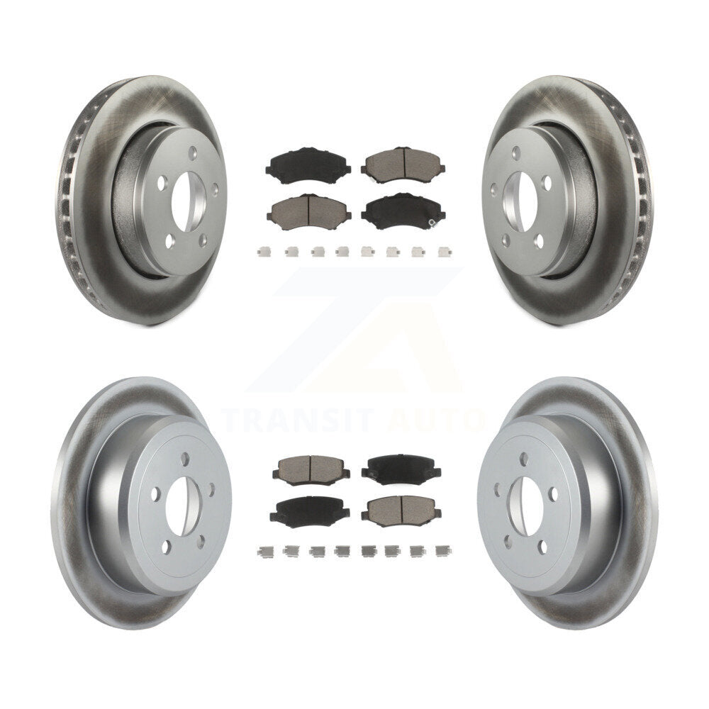 Transit Auto KGC-101336 Disc Brake Kit for 2007-2012 Dodge Nitro, Jeep Liberty - Front and Rear