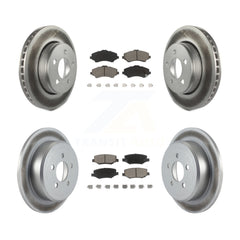 Transit Auto KGC-101336 Disc Brake Kit for 2007-2012 Dodge Nitro, Jeep Liberty - Front and Rear