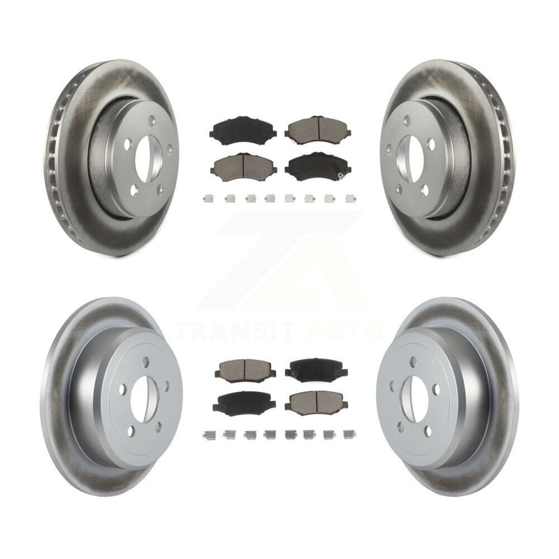 Transit Auto KGC-101336 Disc Brake Kit for 2007-2012 Dodge Nitro, Jeep Liberty - Front and Rear