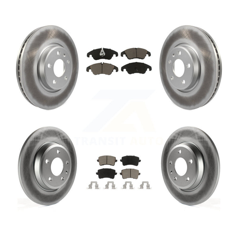 Transit Auto KGC-101337 Disc Brake Kit for 2011-2017 Audi A4 Quattro, Audi A5 and More - Front and Rear