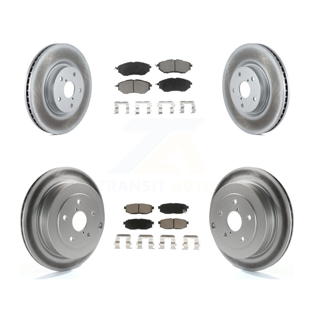 Transit Auto KGC-101341 Disc Brake Kit for 2006-2014 Subaru Tribeca, Subaru B9 Tribeca - Front and Rear