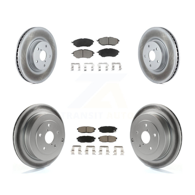 Transit Auto KGC-101341 Disc Brake Kit for 2006-2014 Subaru Tribeca, Subaru B9 Tribeca - Front and Rear