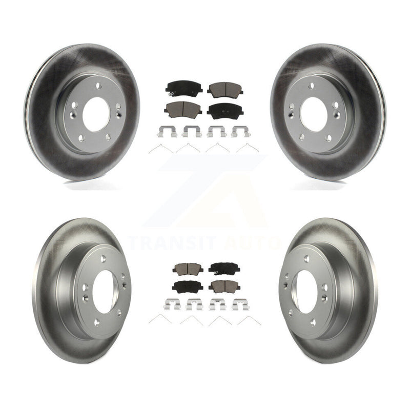 Transit Auto KGC-101345 Disc Brake Kit for 2017-2020 Hyundai Elantra - Front and Rear