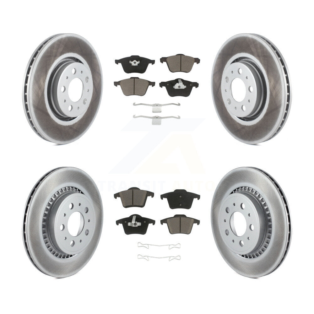 Transit Auto KGC-101347 Disc Brake Kit for 2003-2014 Volvo XC90 - Front and Rear