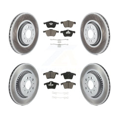 Transit Auto KGC-101347 Disc Brake Kit for 2003-2014 Volvo XC90 - Front and Rear