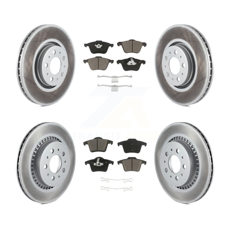 Transit Auto KGC-101347 Disc Brake Kit for 2003-2014 Volvo XC90 - Front and Rear