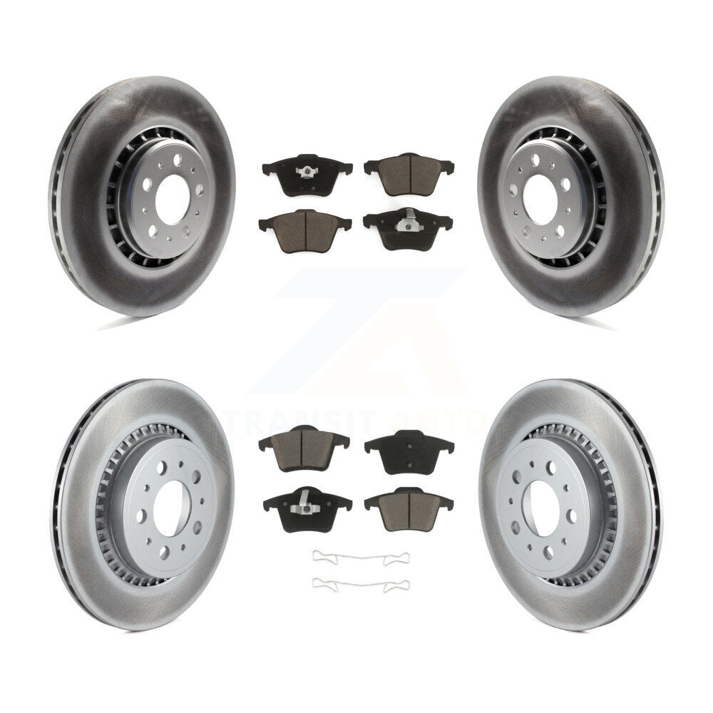 Transit Auto KGC-101348 Disc Brake Kit for 2003-2014 Volvo XC90 - Front and Rear