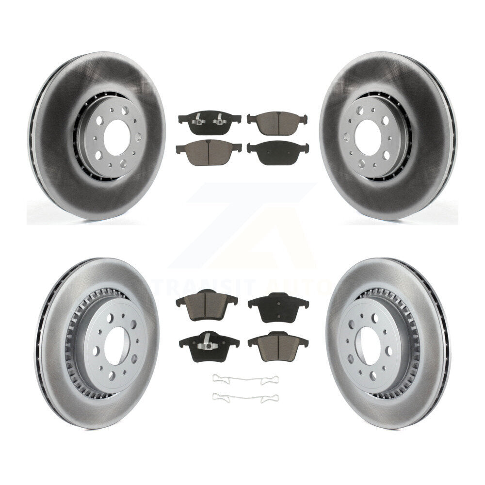 Transit Auto KGC-101349 Disc Brake Kit for 2003-2014 Volvo XC90 - Front and Rear