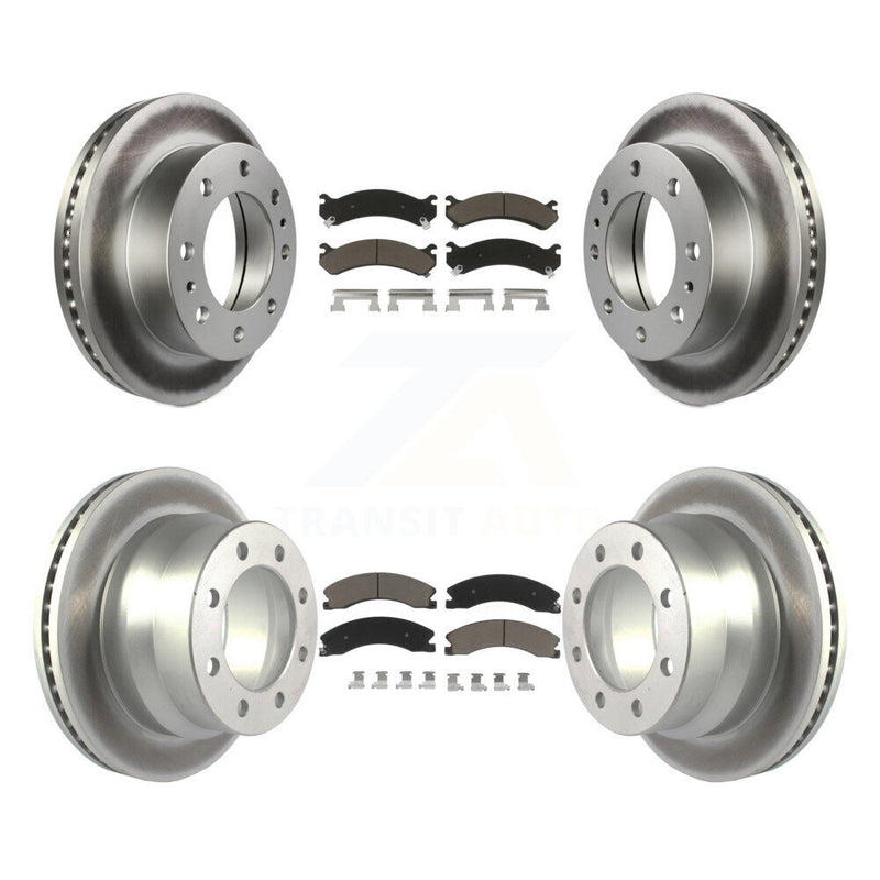 Transit Auto KGC-101350 Disc Brake Kit for 2009-2020 Chevrolet Express 4500, GMC Savana 4500 - Front and Rear