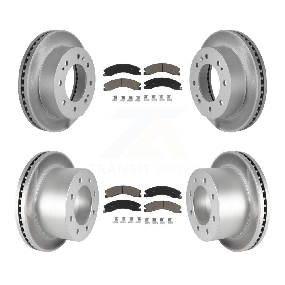 Transit Auto KGC-101351 Disc Brake Kit for 2011-2019 Chevrolet Silverado 3500 HD, GMC Sierra 3500 HD - Front and Rear