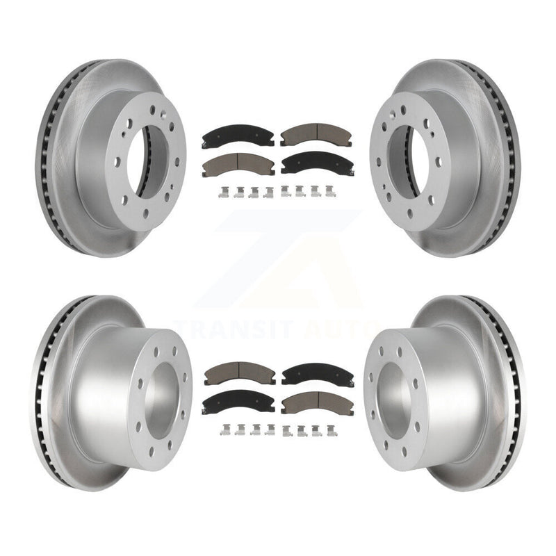 Transit Auto KGC-101351 Disc Brake Kit for 2011-2019 Chevrolet Silverado 3500 HD, GMC Sierra 3500 HD - Front and Rear