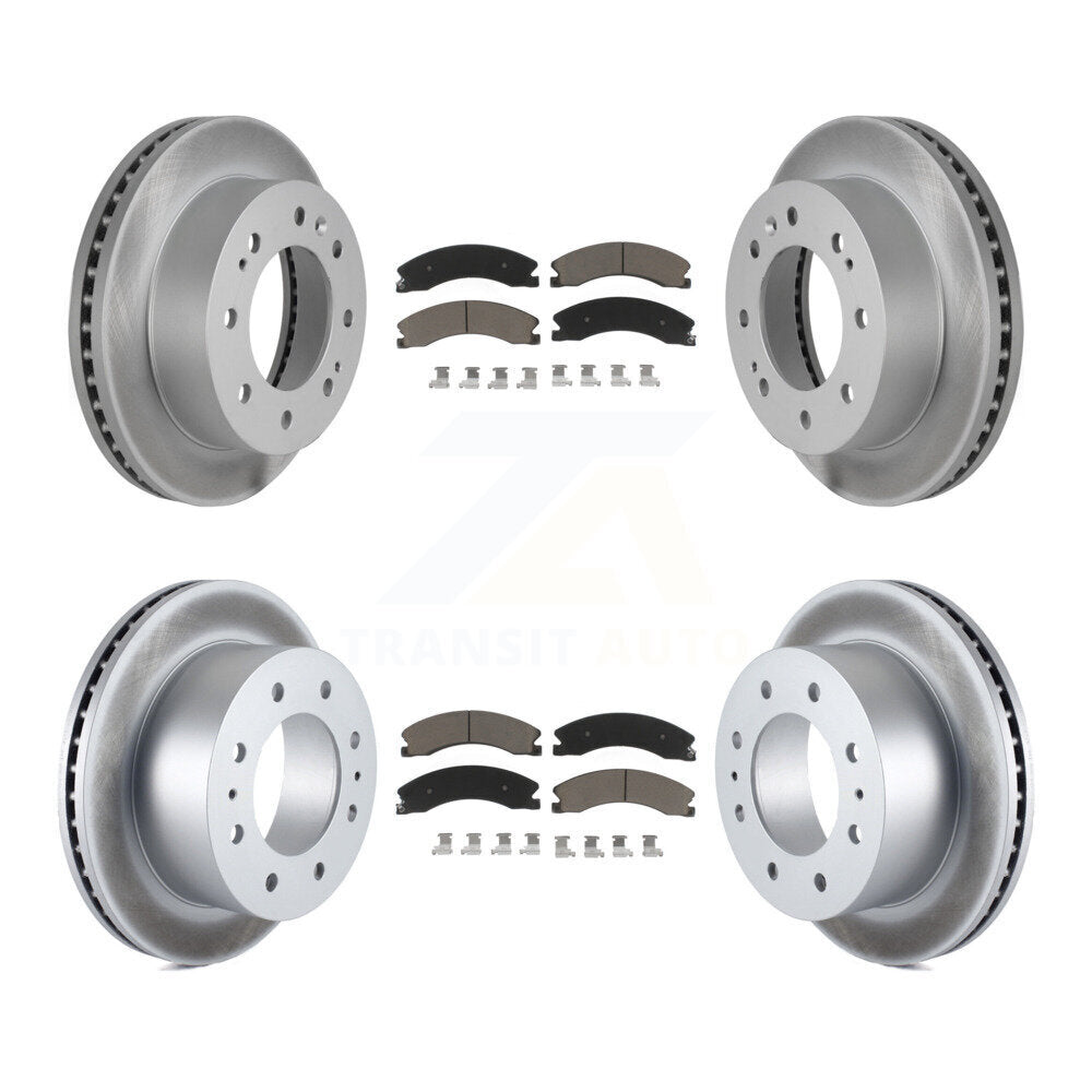 Transit Auto KGC-101352 Disc Brake Kit for 2011-2019 Chevrolet Suburban 3500 HD, Chevrolet Silverado 2500 HD and More - Front and Rear