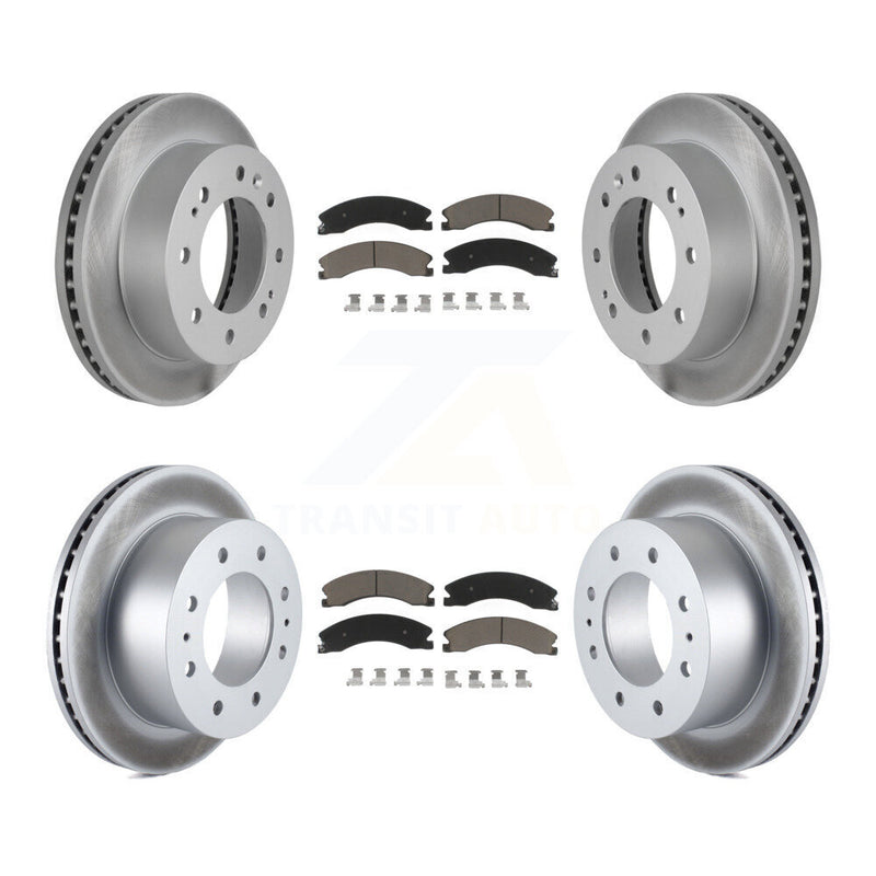 Transit Auto KGC-101352 Disc Brake Kit for 2011-2019 Chevrolet Suburban 3500 HD, Chevrolet Silverado 2500 HD and More - Front and Rear