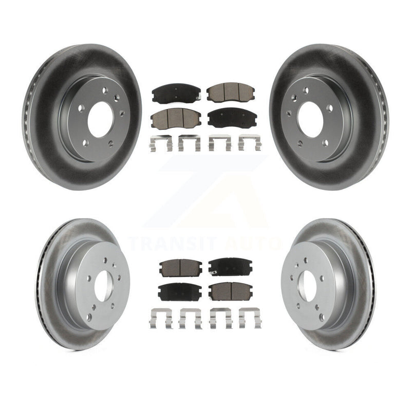 Transit Auto KGC-101354 Disc Brake Kit for 2007-2015 Chevrolet Captiva Sport, Saturn Vue and More - Front and Rear
