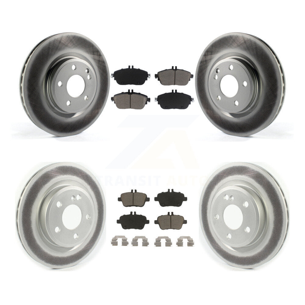 Transit Auto KGC-101356 Disc Brake Kit for 2014-2020 INFINITI QX30, Mercedes-Benz CLA250, Mercedes-Benz GLA250 - Front and Rear