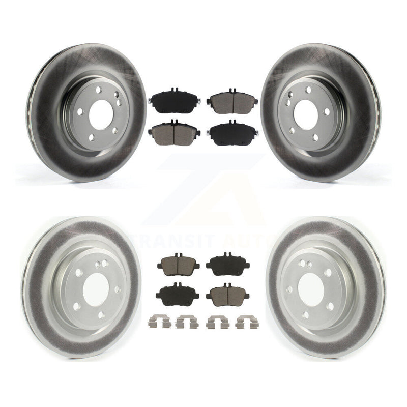 Transit Auto KGC-101356 Disc Brake Kit for 2014-2020 INFINITI QX30, Mercedes-Benz CLA250, Mercedes-Benz GLA250 - Front and Rear