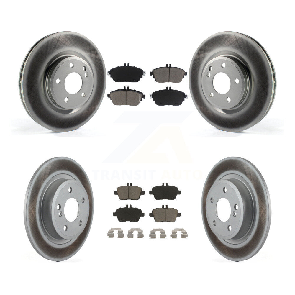 Transit Auto KGC-101357 Disc Brake Kit for 2013-2020 INFINITI QX30, Mercedes-Benz CLA250 and More - Front and Rear