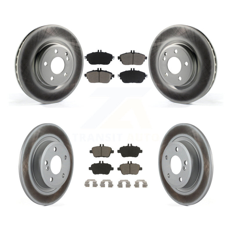 Transit Auto KGC-101357 Disc Brake Kit for 2013-2020 INFINITI QX30, Mercedes-Benz CLA250 and More - Front and Rear