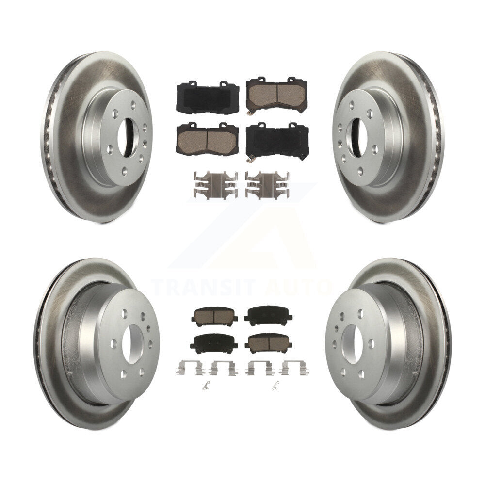 Transit Auto KGC-101359 Disc Brake Kit for 2015-2020 Chevrolet Colorado, GMC Canyon - Front and Rear