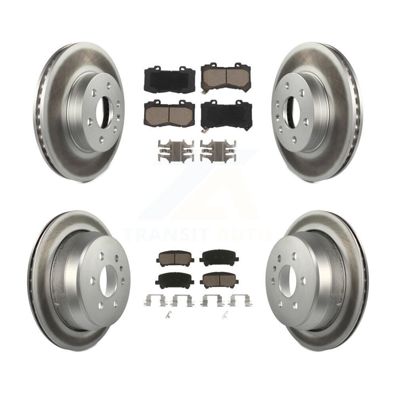 Transit Auto KGC-101359 Disc Brake Kit for 2015-2020 Chevrolet Colorado, GMC Canyon - Front and Rear