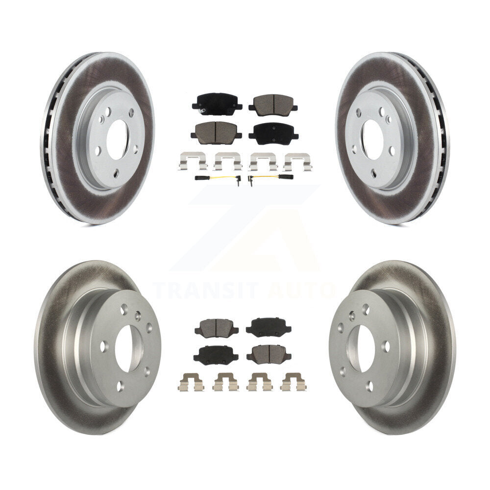 Transit Auto KGC-101362 Disc Brake Kit for 2006-2011 Mercedes-Benz B200 - Front and Rear