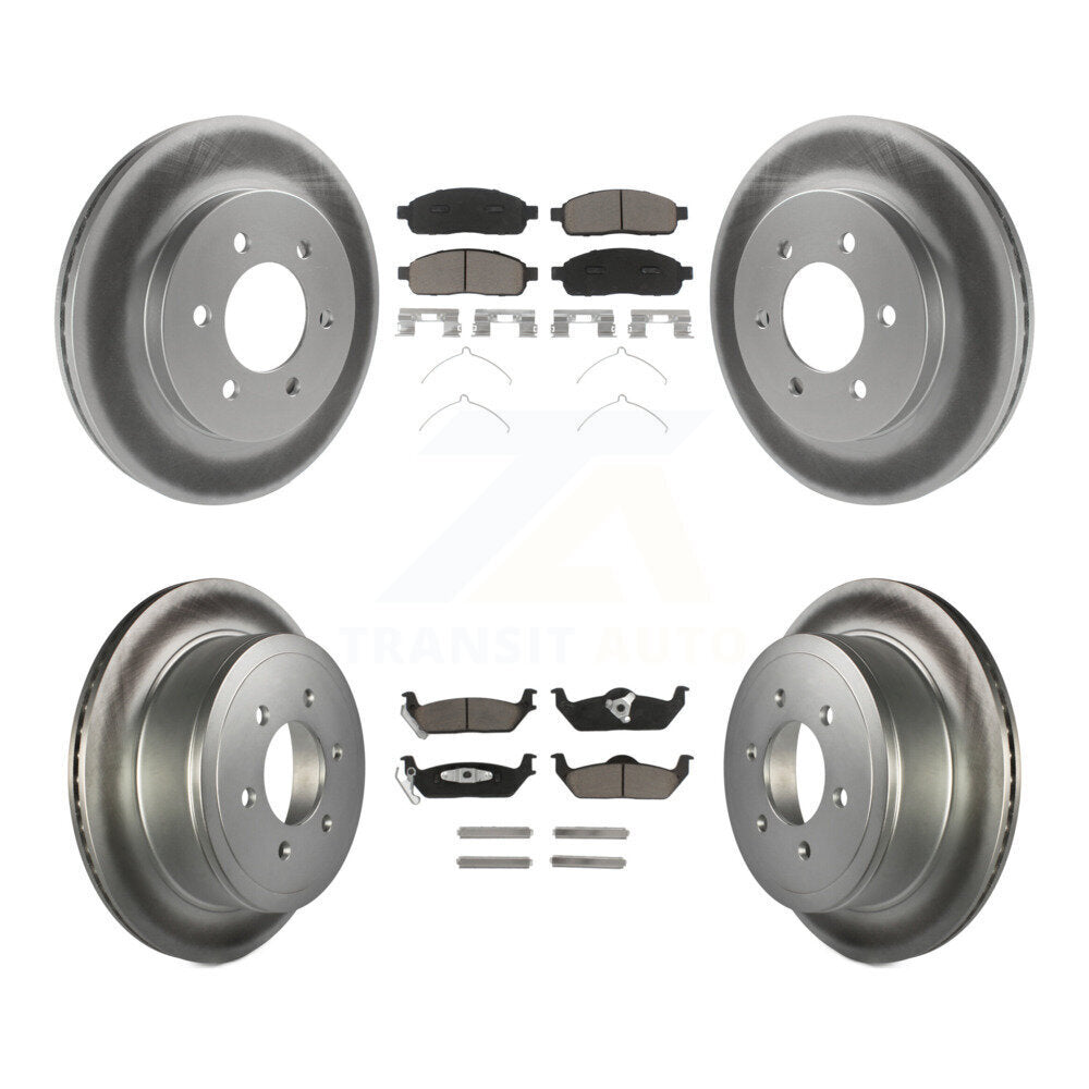 Transit Auto KGC-101363 Disc Brake Kit for 2004-2008 Lincoln Mark LT, Ford F-150 - Front and Rear