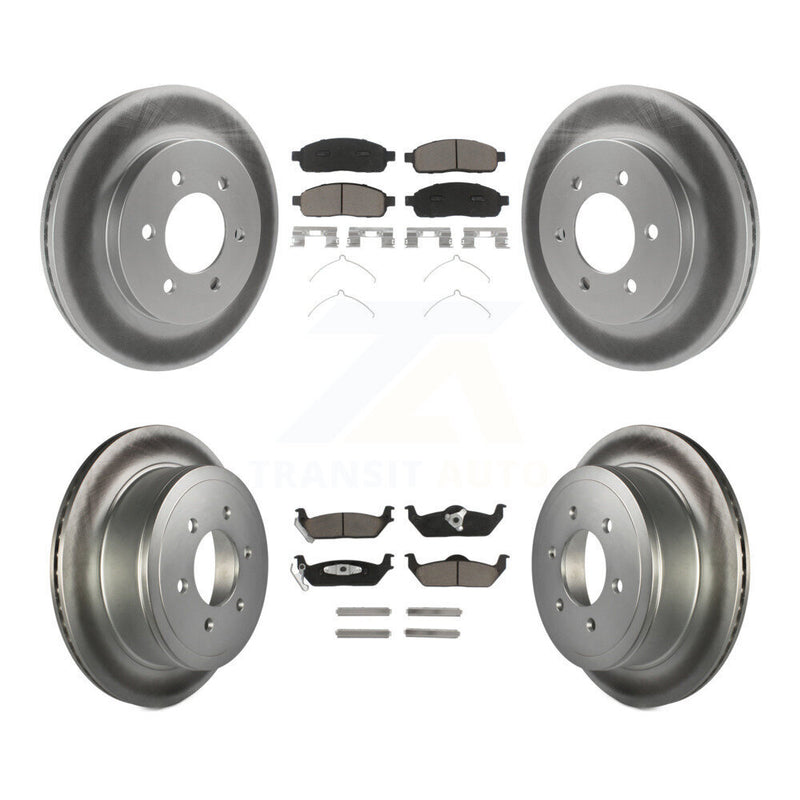 Transit Auto KGC-101363 Disc Brake Kit for 2004-2008 Lincoln Mark LT, Ford F-150 - Front and Rear