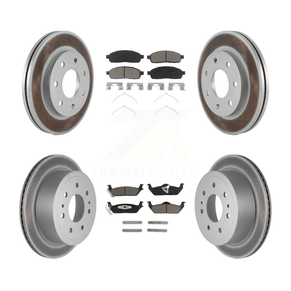 Transit Auto KGC-101364 Disc Brake Kit for 2004-2008 Lincoln Mark LT, Ford F-150 - Front and Rear