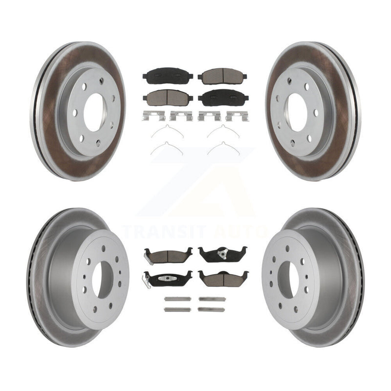 Transit Auto KGC-101364 Disc Brake Kit for 2004-2008 Lincoln Mark LT, Ford F-150 - Front and Rear