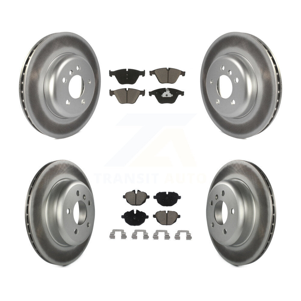 Transit Auto KGC-101369 Disc Brake Kit for 2011-2016 BMW 535d, BMW 535d xDrive and More - Front and Rear